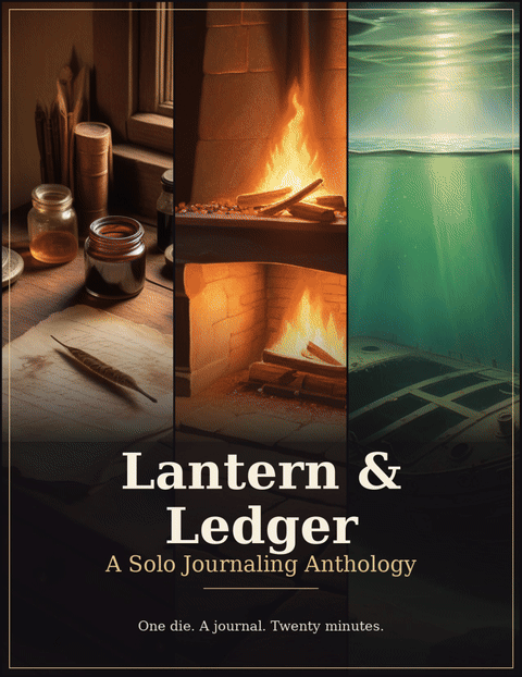 Lantern & Ledger — 3 Solo Journaling RPGs (One-Page Anthology PDF)